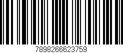 Código de barras (EAN, GTIN, SKU, ISBN): '7898266623759'