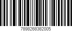 Código de barras (EAN, GTIN, SKU, ISBN): '7898268382005'