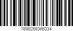 Código de barras (EAN, GTIN, SKU, ISBN): '7898268386034'