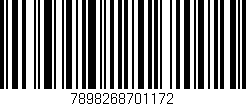 Código de barras (EAN, GTIN, SKU, ISBN): '7898268701172'