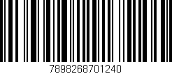 Código de barras (EAN, GTIN, SKU, ISBN): '7898268701240'