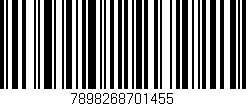 Código de barras (EAN, GTIN, SKU, ISBN): '7898268701455'