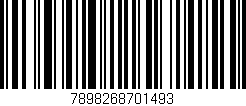 Código de barras (EAN, GTIN, SKU, ISBN): '7898268701493'