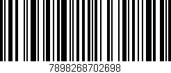 Código de barras (EAN, GTIN, SKU, ISBN): '7898268702698'