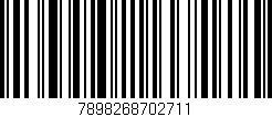 Código de barras (EAN, GTIN, SKU, ISBN): '7898268702711'