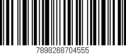 Código de barras (EAN, GTIN, SKU, ISBN): '7898268704555'