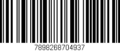 Código de barras (EAN, GTIN, SKU, ISBN): '7898268704937'