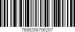 Código de barras (EAN, GTIN, SKU, ISBN): '7898268706207'