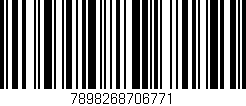 Código de barras (EAN, GTIN, SKU, ISBN): '7898268706771'