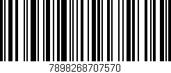 Código de barras (EAN, GTIN, SKU, ISBN): '7898268707570'