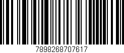 Código de barras (EAN, GTIN, SKU, ISBN): '7898268707617'