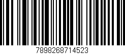 Código de barras (EAN, GTIN, SKU, ISBN): '7898268714523'