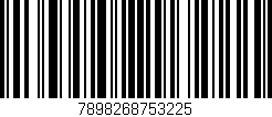 Código de barras (EAN, GTIN, SKU, ISBN): '7898268753225'