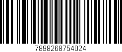 Código de barras (EAN, GTIN, SKU, ISBN): '7898268754024'