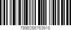 Código de barras (EAN, GTIN, SKU, ISBN): '7898268763910'
