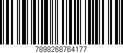 Código de barras (EAN, GTIN, SKU, ISBN): '7898268764177'
