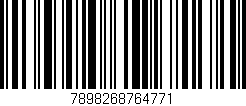 Código de barras (EAN, GTIN, SKU, ISBN): '7898268764771'