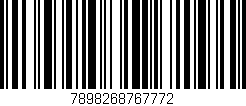 Código de barras (EAN, GTIN, SKU, ISBN): '7898268767772'