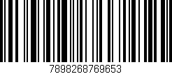 Código de barras (EAN, GTIN, SKU, ISBN): '7898268769653'