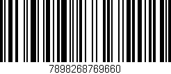 Código de barras (EAN, GTIN, SKU, ISBN): '7898268769660'