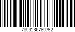 Código de barras (EAN, GTIN, SKU, ISBN): '7898268769752'