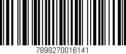 Código de barras (EAN, GTIN, SKU, ISBN): '7898270016141'