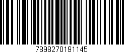 Código de barras (EAN, GTIN, SKU, ISBN): '7898270191145'