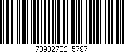 Código de barras (EAN, GTIN, SKU, ISBN): '7898270215797'