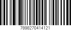 Código de barras (EAN, GTIN, SKU, ISBN): '7898270414121'