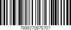 Código de barras (EAN, GTIN, SKU, ISBN): '7898270975707'