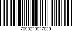 Código de barras (EAN, GTIN, SKU, ISBN): '7898270977039'