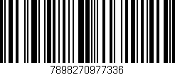 Código de barras (EAN, GTIN, SKU, ISBN): '7898270977336'