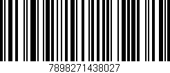 Código de barras (EAN, GTIN, SKU, ISBN): '7898271438027'