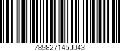 Código de barras (EAN, GTIN, SKU, ISBN): '7898271450043'