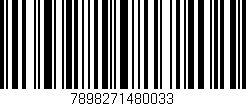 Código de barras (EAN, GTIN, SKU, ISBN): '7898271480033'