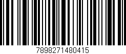Código de barras (EAN, GTIN, SKU, ISBN): '7898271480415'