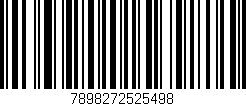 Código de barras (EAN, GTIN, SKU, ISBN): '7898272525498'