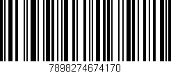 Código de barras (EAN, GTIN, SKU, ISBN): '7898274674170'