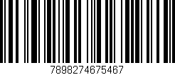 Código de barras (EAN, GTIN, SKU, ISBN): '7898274675467'