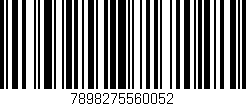 Código de barras (EAN, GTIN, SKU, ISBN): '7898275560052'