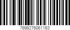 Código de barras (EAN, GTIN, SKU, ISBN): '7898276061183'