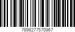Código de barras (EAN, GTIN, SKU, ISBN): '7898277570967'