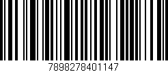 Código de barras (EAN, GTIN, SKU, ISBN): '7898278401147'