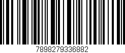 Código de barras (EAN, GTIN, SKU, ISBN): '7898279336882'
