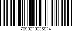 Código de barras (EAN, GTIN, SKU, ISBN): '7898279336974'