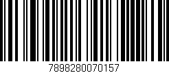 Código de barras (EAN, GTIN, SKU, ISBN): '7898280070157'