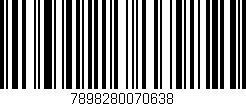 Código de barras (EAN, GTIN, SKU, ISBN): '7898280070638'