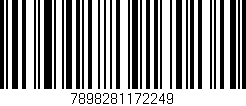 Código de barras (EAN, GTIN, SKU, ISBN): '7898281172249'