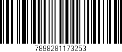 Código de barras (EAN, GTIN, SKU, ISBN): '7898281173253'