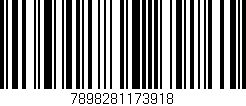 Código de barras (EAN, GTIN, SKU, ISBN): '7898281173918'